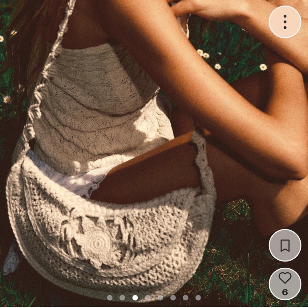 Zara Macramé Shoulder Bag